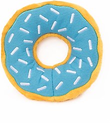 ZippyPaws Jumbo Donutz Dog Toy, Blueberry