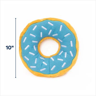 Show full view: ZippyPaws Jumbo Donutz Dog Toy, Blueberry slide 2 of 3