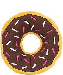 ZippyPaws Jumbo Donutz Dog Toy, Chocolate
