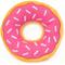 Show in main carousel: ZippyPaws Jumbo Donutz Dog Toy, Strawberry slide 1 of 3