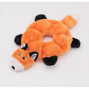 ZippyPaws Loopy Fox Plush Dog Toy
