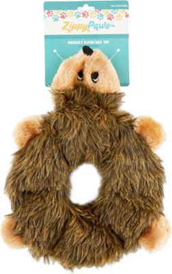 Show full view: ZippyPaws Loopy Hedgehog 6 Squeaker Plush Dog Toy slide 3 of 7