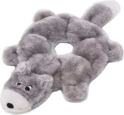 ZippyPaws Loopy Wolf Plush Dog Toy