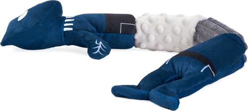 Show full view: ZippyPaws Marvel Caterpillar Hero Black Panther Dog Plush Toy, Blue slide 5 of 6