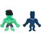 Show in main carousel: ZippyPaws Marvel Hulk & Black Panther Dog Plush Toy, Green/Blue, 2 count slide 3 of 7
