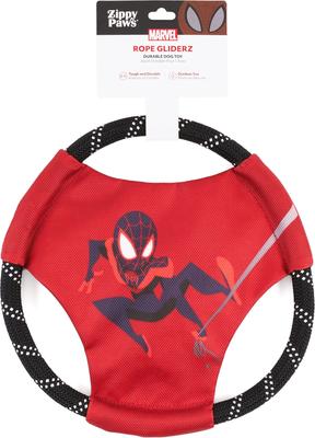 Show full view: ZippyPaws Marvel Rope Gliderz Miles Morales Dog Plush Toy, Red slide 6 of 6