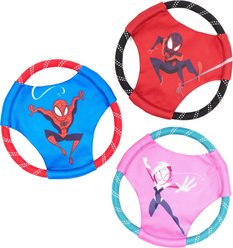 ZippyPaws Marvel Rope Gliderz Spider-Man Dog Plush Toy, Blue slide 2 of 7