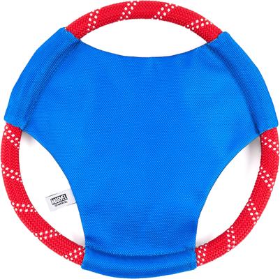 Show full view: ZippyPaws Marvel Rope Gliderz Spider-Man Dog Plush Toy, Blue slide 3 of 8