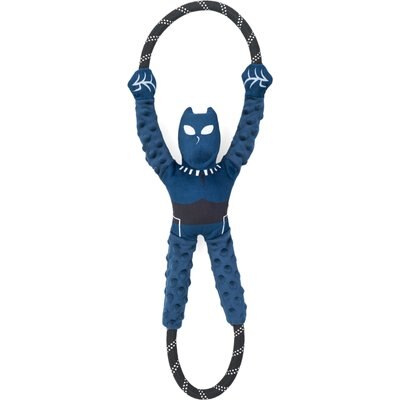 ZippyPaws ZippyPaws Marvel RopeTugz Black Panther Dog Plush Toy, Blue