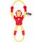 Show in main carousel: ZippyPaws Marvel RopeTugz Iron Man Dog Plush Toy, Red slide 6 of 6