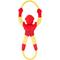 Show in main carousel: ZippyPaws Marvel RopeTugz Iron Man Dog Plush Toy, Red slide 2 of 6