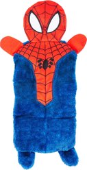 ZippyPaws Marvel Squeakie Crawler Spider-Man Dog Plush Toy, Red