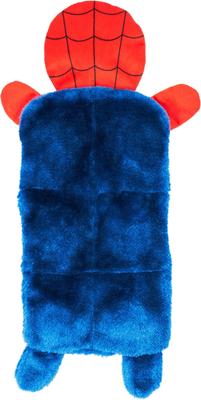 Show full view: ZippyPaws Marvel Squeakie Crawler Spider-Man Dog Plush Toy, Red slide 3 of 5