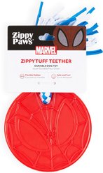 ZippyPaws Marvel ZippyTuff Teetherz Spider-Man Dog Plush Toy, Red slide 2 of 5