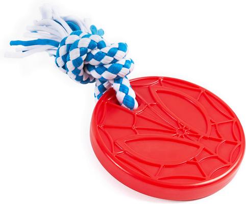 Show full view: ZippyPaws Marvel ZippyTuff Teetherz Spider-Man Dog Plush Toy, Red slide 4 of 7