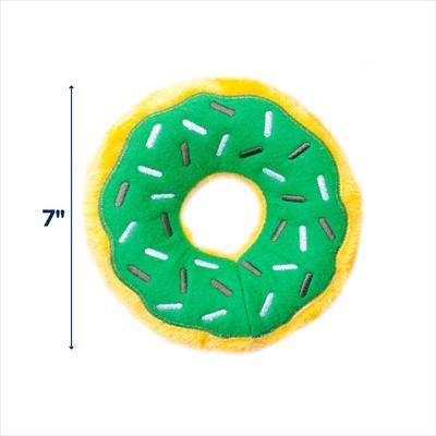 Show full view: ZippyPaws Mint Chip Donutz Dog Toy slide 2 of 3