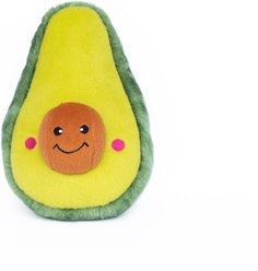 ZippyPaws NomNomz Avocado Dog Plush Toy, Green