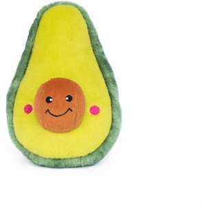 ZippyPaws NomNomz Avocado Dog Plush Toy, Green
