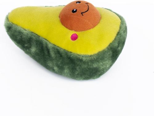 Show full view: ZippyPaws NomNomz Avocado Dog Plush Toy, Green slide 2 of 4