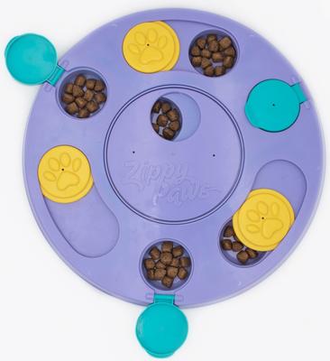 Show full view: ZippyPaws SmartyPaws Puzzler Dog Toy, Purple slide 1 of 5