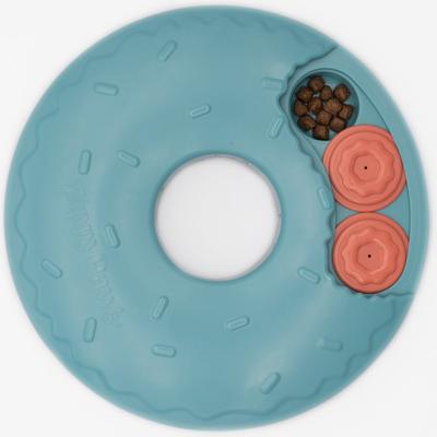 Show full view: ZippyPaws SmartyPaws Puzzler Donut Slider Dog Toy, Blue slide 4 of 4