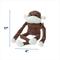 Show in main carousel: ZippyPaws Spencer Crinkle Monkey Dog Toy, Brown, Large slide 3 of 5