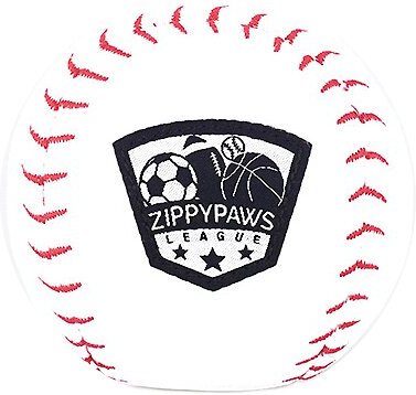 Show full view: ZippyPaws SportsBallz Baseball Dog Toy slide 1 of 2