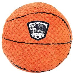 ZippyPaws SportsBallz Basketball Dog Toy