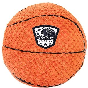 ZippyPaws SportsBallz Basketball Dog Toy
