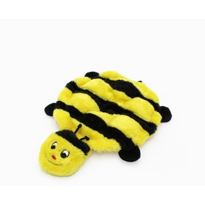 ZippyPaws Squeakie Crawler Bertie the Bee Dog Plush Toy, Yellow
