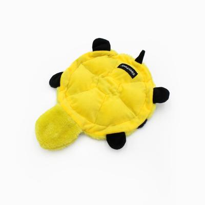 Show full view: ZippyPaws Squeakie Crawler Bertie the Bee Dog Plush Toy, Yellow slide 3 of 5