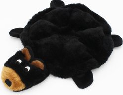ZippyPaws Squeakie Crawler Bubba the Bear Dog Plush Toy, Brown