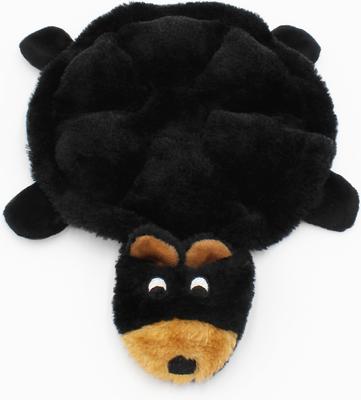 Show full view: ZippyPaws Squeakie Crawler Bubba the Bear Dog Plush Toy, Brown slide 2 of 4