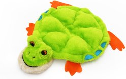 ZippyPaws Squeakie Crawler Toby the Tree Frog Dog Plush Toy, Green