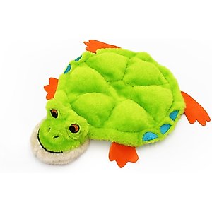 ZippyPaws Squeakie Crawler Toby the Tree Frog Dog Plush Toy, Green