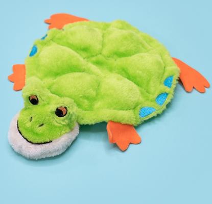 Show full view: ZippyPaws Squeakie Crawler Toby the Tree Frog Dog Plush Toy, Green slide 4 of 4