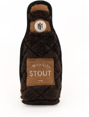 Show full view: ZippyPaws Z-Stitch Happy Hour Crusherz Lager & Stout Dog Plush Toy, Green/Brown, 2 count slide 4 of 4