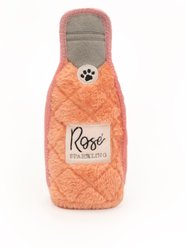 ZippyPaws Z-Stitch Happy Hour Crusherz Merlot & Rose Dog Plush Toy, Black/Pink, 2 count slide 2 of 4