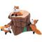 Show in main carousel: ZippyPaws Zippy Burrow Fox Stump Plush Dog Toy slide 1 of 3