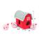 Show in main carousel: ZippyPaws Zippy Burrow Pig Barn Dog Toy slide 2 of 4