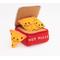 Show in main carousel: ZippyPaws Zippy Burrow Pizza Box Dog Plush Toy, Red slide 1 of 5