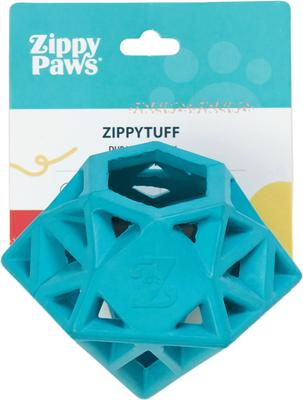 Show full view: ZippyPaws ZippyTuff Diamond Gem Dog Toy, Teal slide 5 of 5