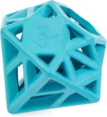 Show full view: ZippyPaws ZippyTuff Diamond Gem Dog Toy, Teal slide 4 of 5