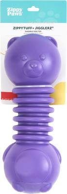 Show full view: ZippyPaws ZippyTuff+ Jigglerz Bear Dog Toy, Purple slide 5 of 5