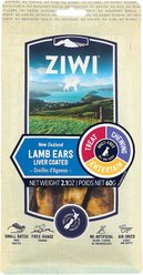 ZIWI Lamb Ears Liver Coated Dog Treats, 2.1-oz bag