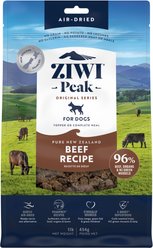 ZIWI Peak Beef Grain-Free Air-Dried Dog Food, 16-oz bag