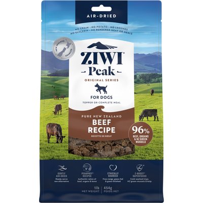 ZIWI ZiwiPeak Daily-Dog Beef Cuisine Air-Dried Dog Food, 16-oz bag