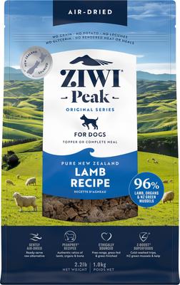 Show full view: ZIWI Peak Beef Grain-Free Air-Dried Dog Food, 35.2-oz bag + Lamb Grain-Free Air-Dried Dog Food, 35.2-oz bag slide 6 of 9