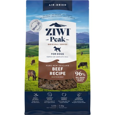 ZIWI ZiwiPeak Daily-Dog Beef Cuisine Air-Dried Dog Food, 5.5-lb bag