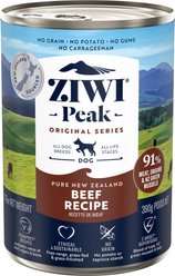ZIWI Peak Beef Recipe Canned Dog Food, 13.75-oz can, case of 12